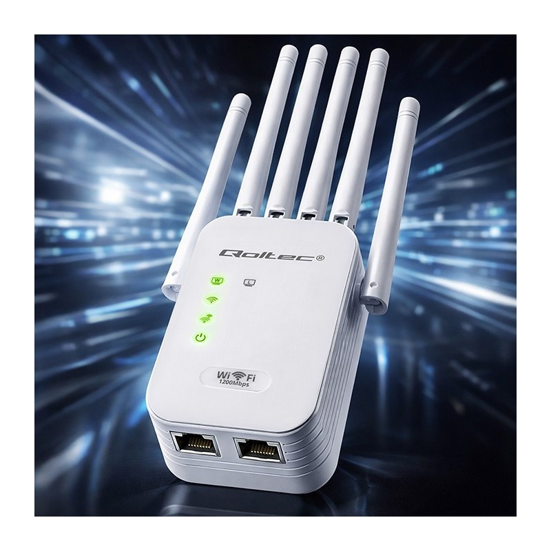 Wzmacniacz sygnału Qoltec AC1200 | PartsPC.pl