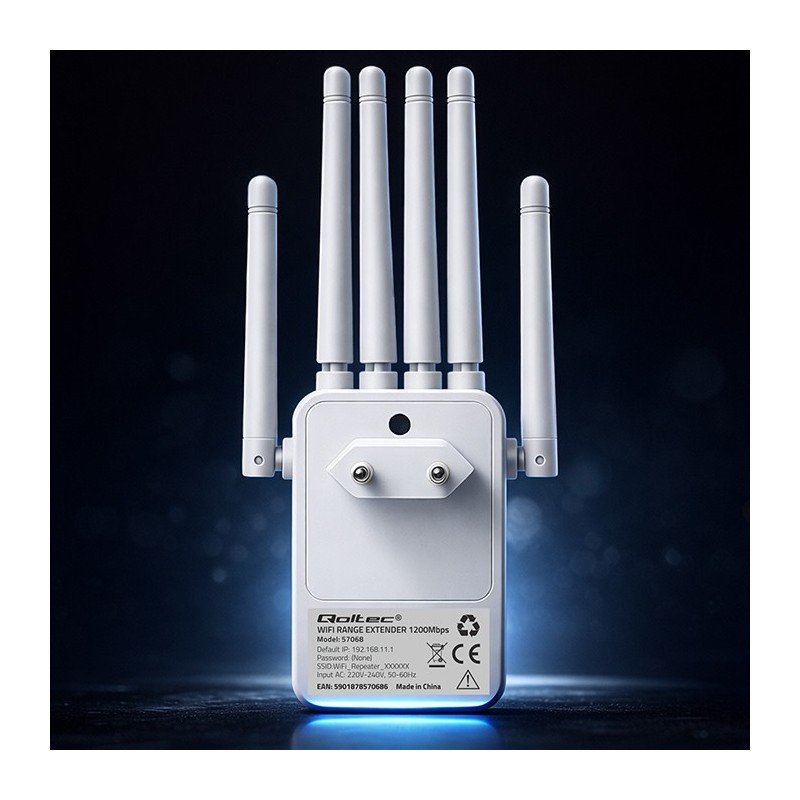 Wzmacniacz sygnału Qoltec AC1200 | PartsPC.pl