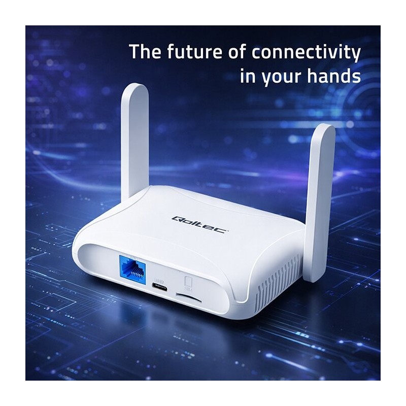 Router Qoltec 4G LTE WiFi6 | PartsPC.pl