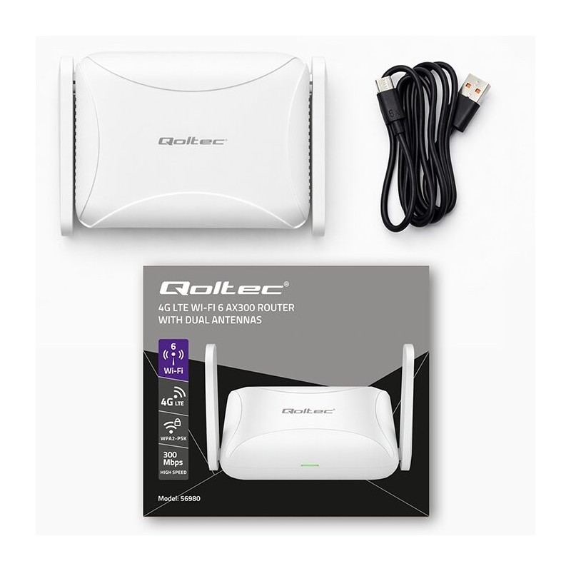 Router Qoltec 4G LTE WiFi6 | PartsPC.pl