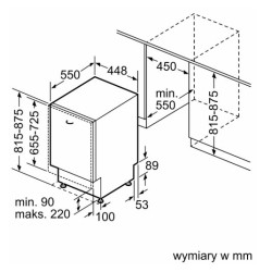 Zmywarka SPV4HKX12E Serie 4 Home Connect | PartsPC.pl