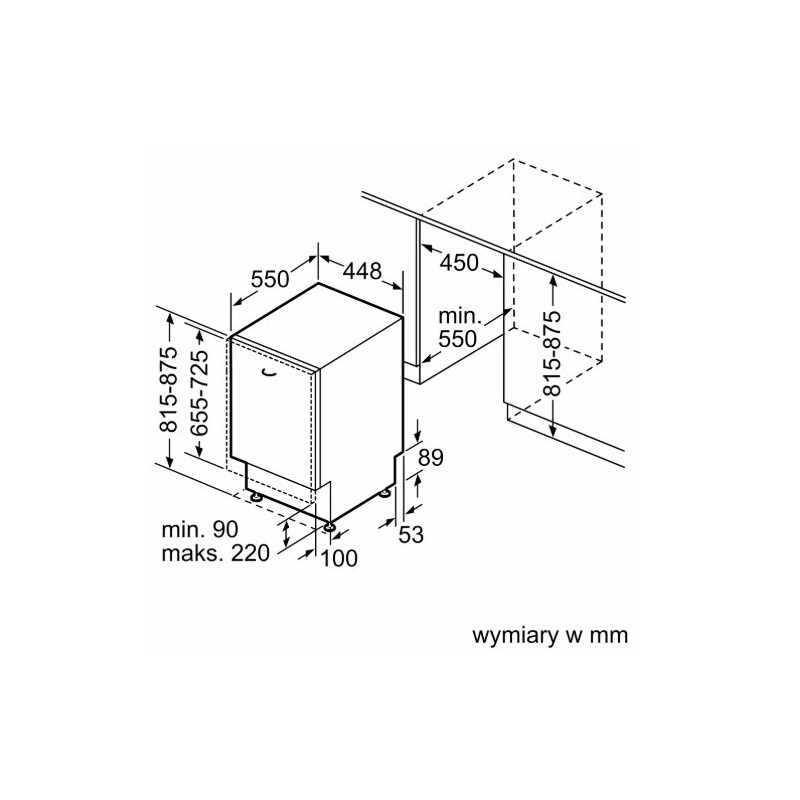 Zmywarka SPV4HKX12E Serie 4 Home Connect | PartsPC.pl