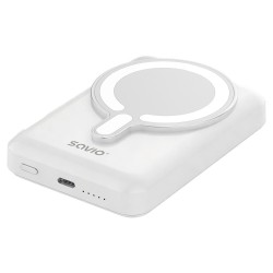 Powerbank SAVIO BA-13 10000 mAh biały | PartsPC.pl