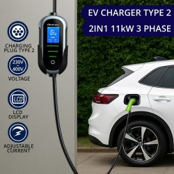 Ładowarka Qoltec do samochodu elektrycznego 11kW | 400V | CE… | PartsPC.pl