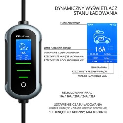 Ładowarka Qoltec do samochodu elektrycznego 7kW | 230V | CEE… | PartsPC.pl