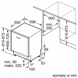 Zmywarka SMD6ECX21E Serie6, 3 kosz | PartsPC.pl