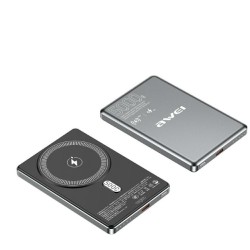 Powerbank PA-30 MagSafe 5000mAh indukcyjny szary | PartsPC.pl