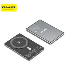 Powerbank PA-30 MagSafe 5000mAh indukcyjny szary | PartsPC.pl