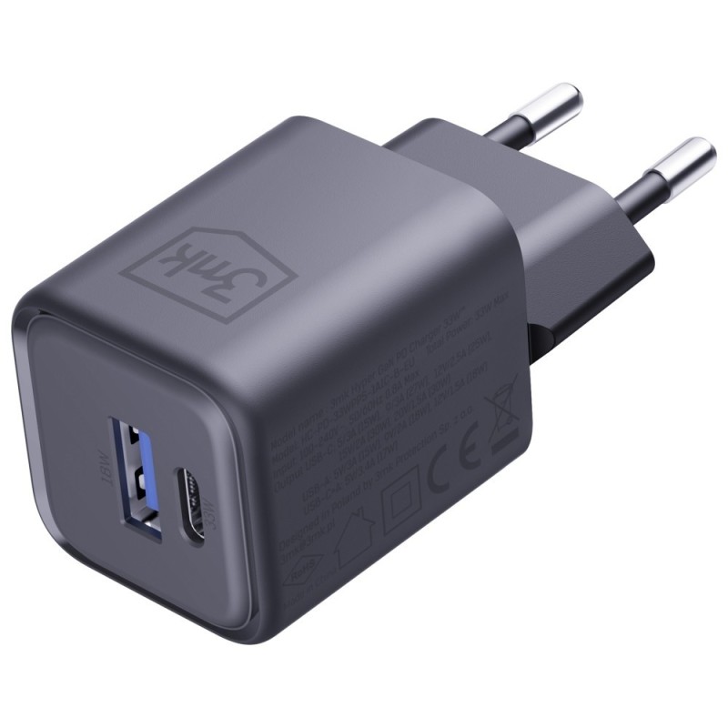 Ładowarka sieciowa Hyper Charger PD 33W GaN QC4+ PPS AFC FCP… | PartsPC.pl