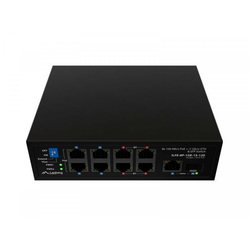 Switch niezarządzalny Lanberg Light industrial POE 4XBT 4XAT… | PartsPC.pl