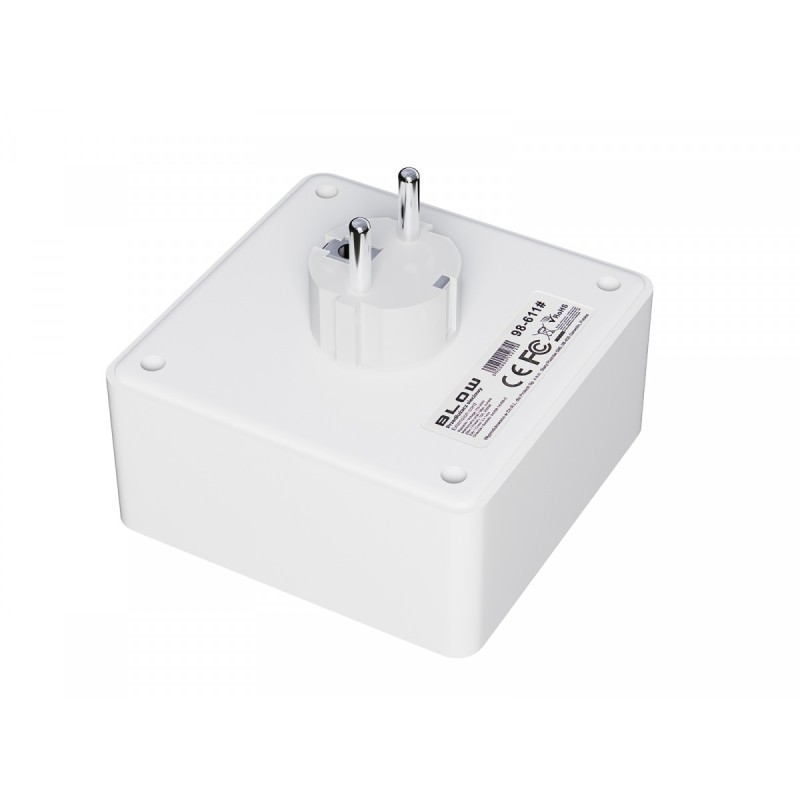 Rozgałęźnik R-20 PR 2-GNIAZDA + 2USB + USB-C biały | PartsPC.pl
