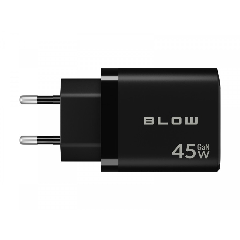 Ładowarka sieciowa gniazdo USB + USB-C PD 45W + kabel | PartsPC.pl