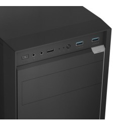 Obudowa LOGIC J23 PRO ATX/mATX Midi USB-C / USB 3.0 Black be… | PartsPC.pl