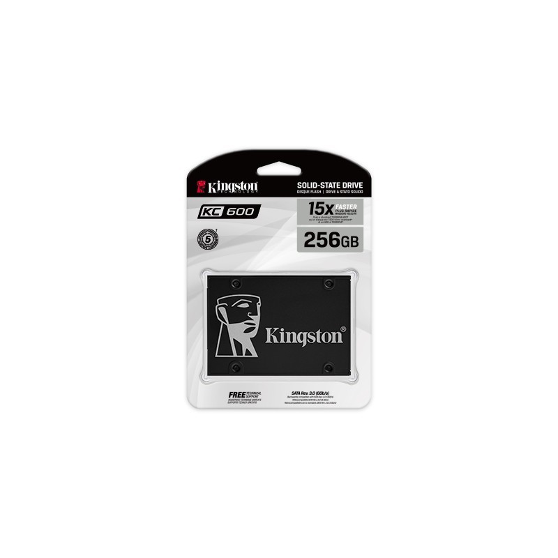 Dysk SSD Kingston KC600 256GB SATA3 2,5" (550/500 MB/s) NAND… | PartsPC.pl