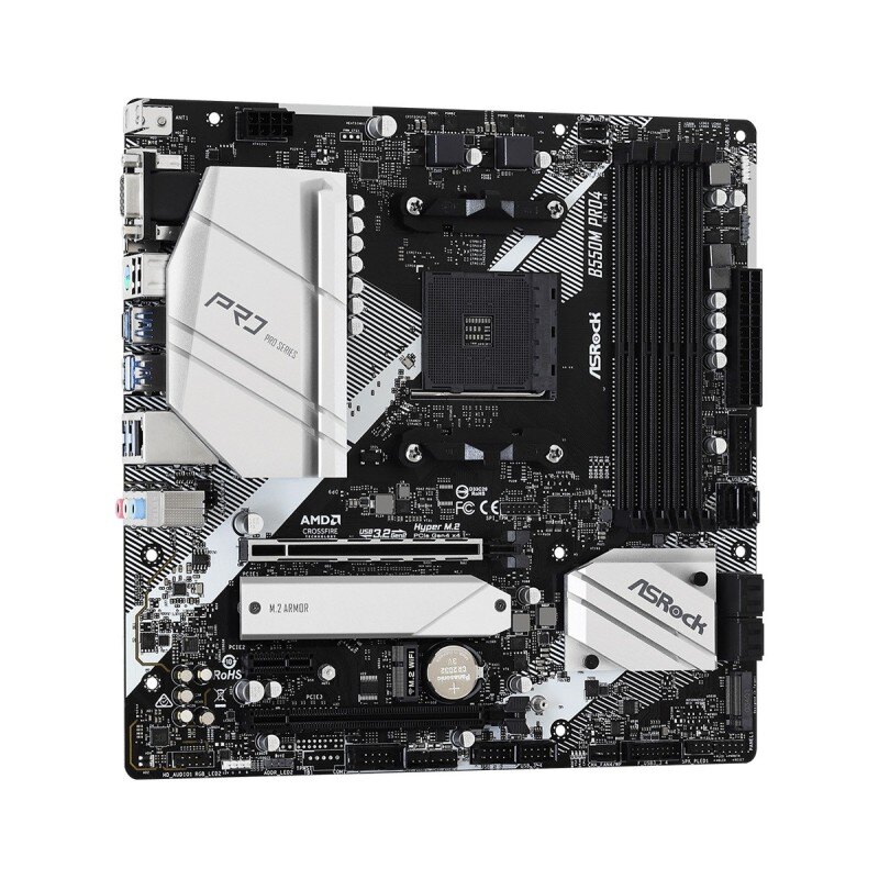 Płyta ASRock B550M Pro4/AMD B550/DDR4/SATA3/M.2/USB3.1/PCIe4… | PartsPC.pl