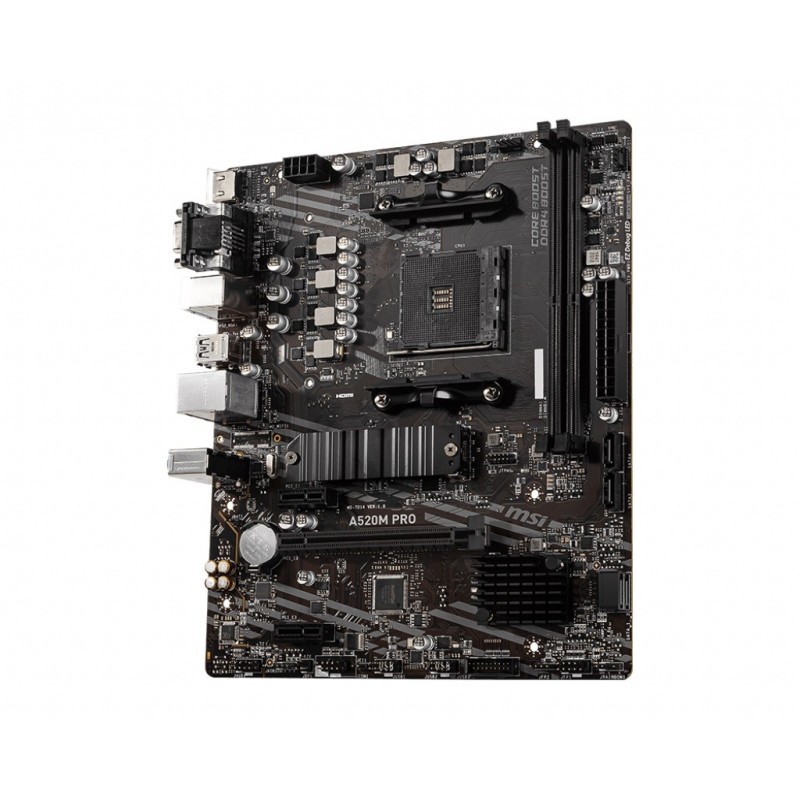 Płyta MSI A520M PRO /AMD A520/DDR4/SATA3/M.2/USB3.1/PCIe3... | PartsPC.pl
