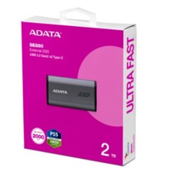 Adata Dysk zewnętrzny SSD SE880 2TB USB3.2A/C Gen2x2 | PartsPC.pl