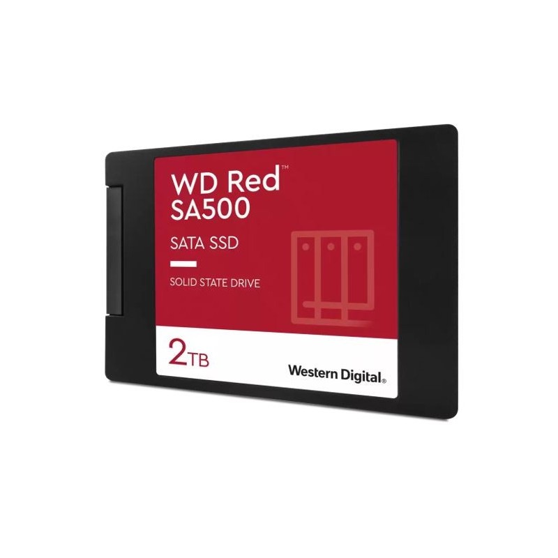 WD Red™ SA500 SATA SSD 2,5"/7 mm POWERED BY SANDISK 2 TB | PartsPC.pl