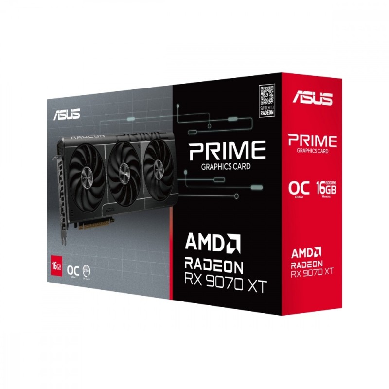 Karta VGA Asus Prime Radeon RX 9070 XT OC 16GB GDDR6 256bit … | PartsPC.pl