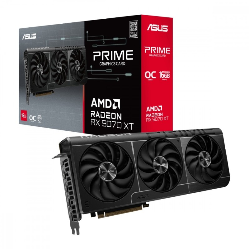 Karta VGA Asus Prime Radeon RX 9070 XT OC 16GB GDDR6 256bit … | PartsPC.pl