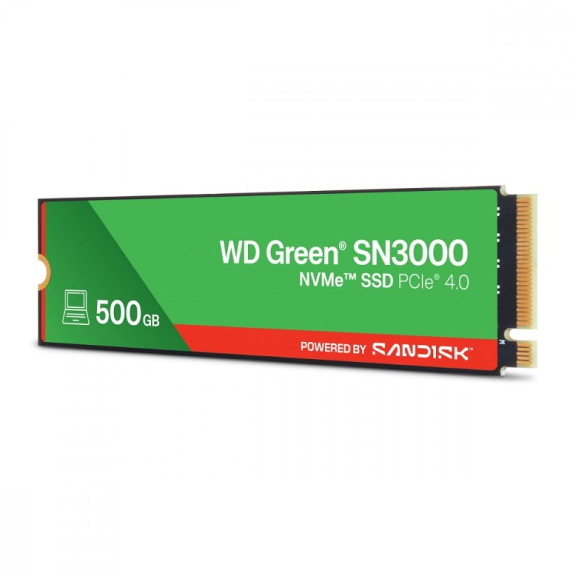 WD Green™ SN3000 NVMe™ SSD POWERED BY SANDISK 500 GB | PartsPC.pl