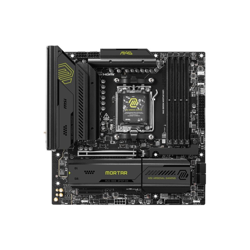 MSI Płyta główna MAG B850M MORTAR WIFI AM5 4DDR5 mATX | PartsPC.pl