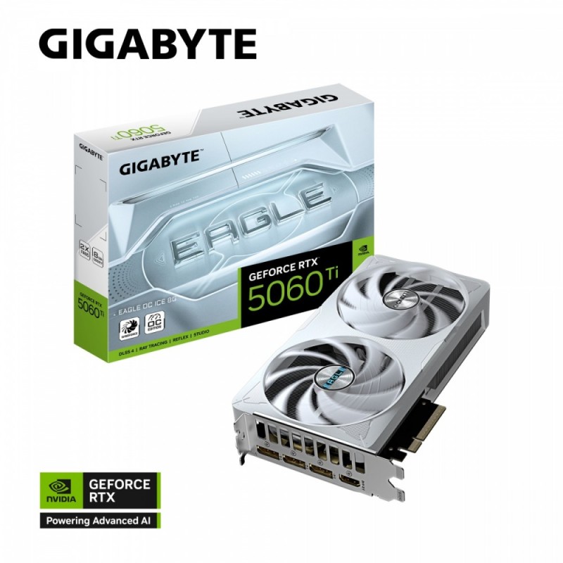 Gigabyte Karta graficzna GeForce RTX 5060 Ti EAGLE OC ICE 8G… | PartsPC.pl