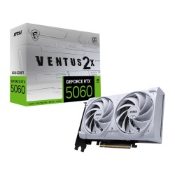 Karta VGA MSI GeForce RTX 5060 8G VENTUS 2X OC WHITE 8GB GDD… | PartsPC.pl