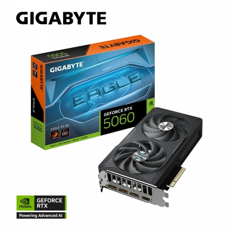 Gigabyte Karta graficzna GeForce RTX 5060 EAGLE OC 8G GDDR7 … | PartsPC.pl