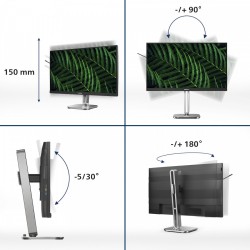 Monitor Philips 23,8" 24B2G5200/00 IPS 100Hz HDMI DP VGA 4xU… | PartsPC.pl