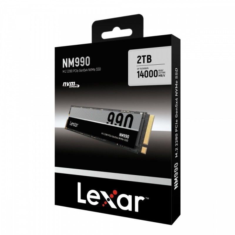 Lexar Dysk SSD NM990 2TB Gen5 14000/10000 | PartsPC.pl