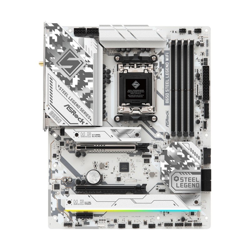 ASRock Płyta główna B650 STEEL LEGEND WIFI AM5 4DDR5 HDMI/DP… | PartsPC.pl