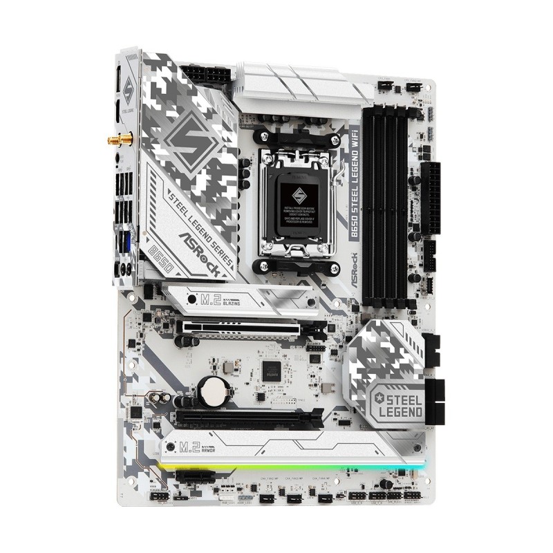 ASRock Płyta główna B650 STEEL LEGEND WIFI AM5 4DDR5 HDMI/DP… | PartsPC.pl
