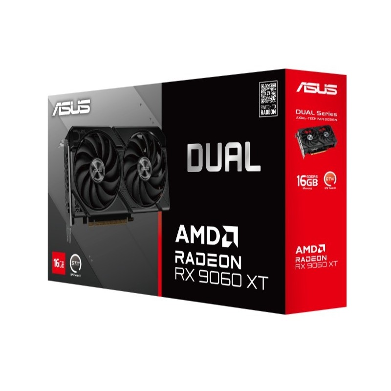 Karta VGA Asus Dual Radeon RX 9060 XT 16GB GDDR6 128bit HDMI… | PartsPC.pl