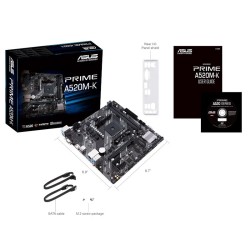 Płyta Asus PRIME A520M-K /AMD A520/SATA3/M.2/USB3.1/PCIe3.0/… | PartsPC.pl