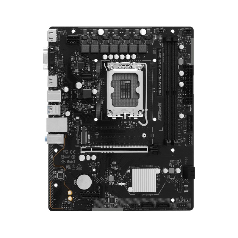 ASRock Płyta główna H610M-HDV/M.2 D5 GEN5 s1700 2DDR5 ... | PartsPC.pl