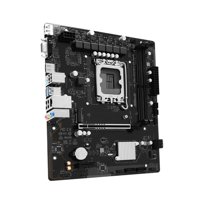 ASRock Płyta główna H610M-HDV/M.2 D5 GEN5 s1700 2DDR5 ... | PartsPC.pl