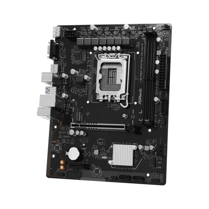 ASRock Płyta główna H610M-HDV/M.2 D5 GEN5 s1700 2DDR5 ... | PartsPC.pl