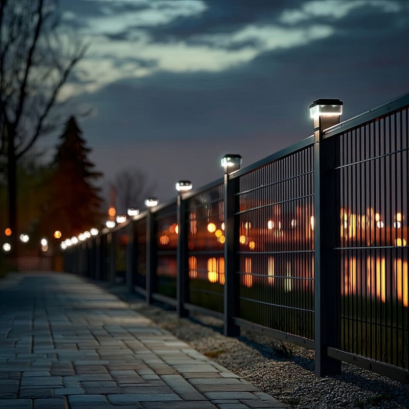 Lampa solarna LED na słupek GreenBlue, 60x40mm, daszek koper… | PartsPC.pl