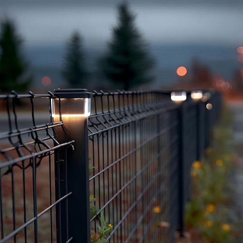 Lampa solarna LED na słupek GreenBlue, 60x40mm, daszek koper… | PartsPC.pl