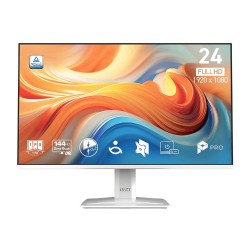 MSI Monitor PRO MP243W E14 23.8 cala LED/FHD/FLAT/144Hz/biał… | PartsPC.pl