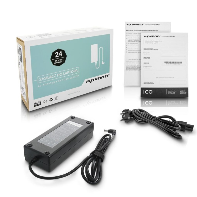 Zasilacz Movano 19.5v 6.2a (6.5x4.4 pin) 120W do Sony | PartsPC.pl