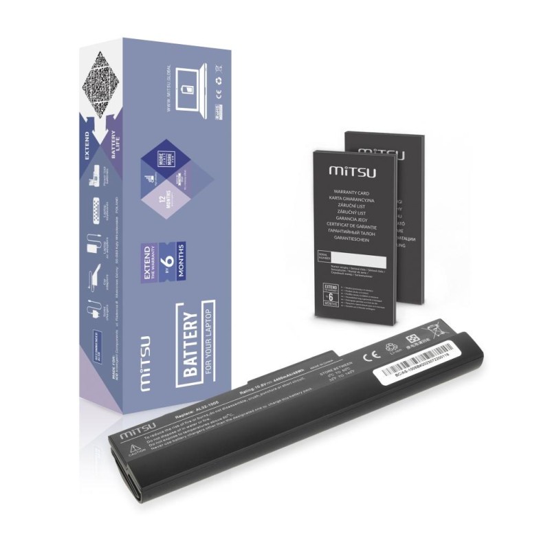 Bateria Mitsu do Asus Eee PC 1005 | PartsPC.pl