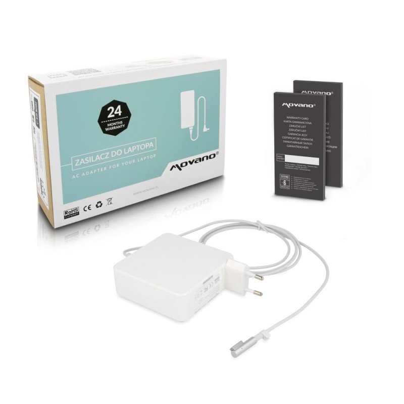 Zasilacz Movano 18.5v 4.6a (magsafe) 85W do Apple | PartsPC.pl