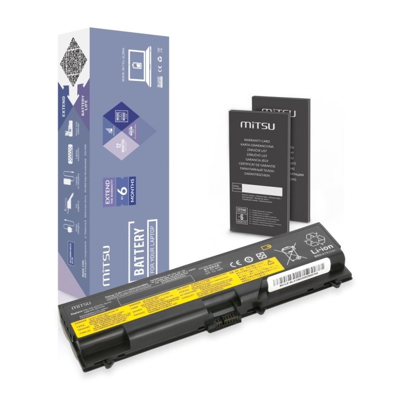 Bateria Mitsu do Lenovo E40, E50, SL410, SL510 | PartsPC.pl