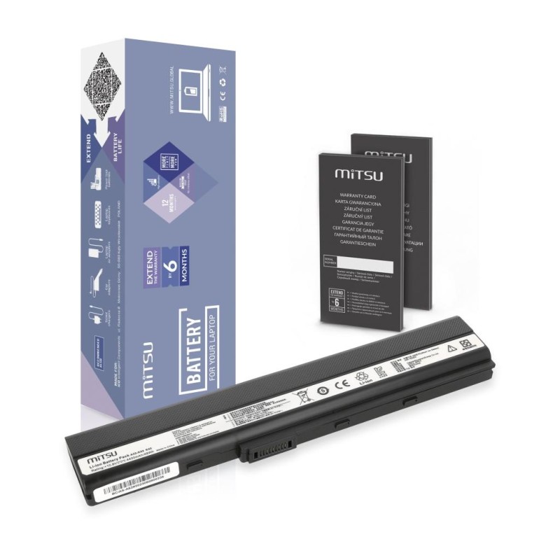 Bateria Mitsu do Asus A52, K52 | PartsPC.pl