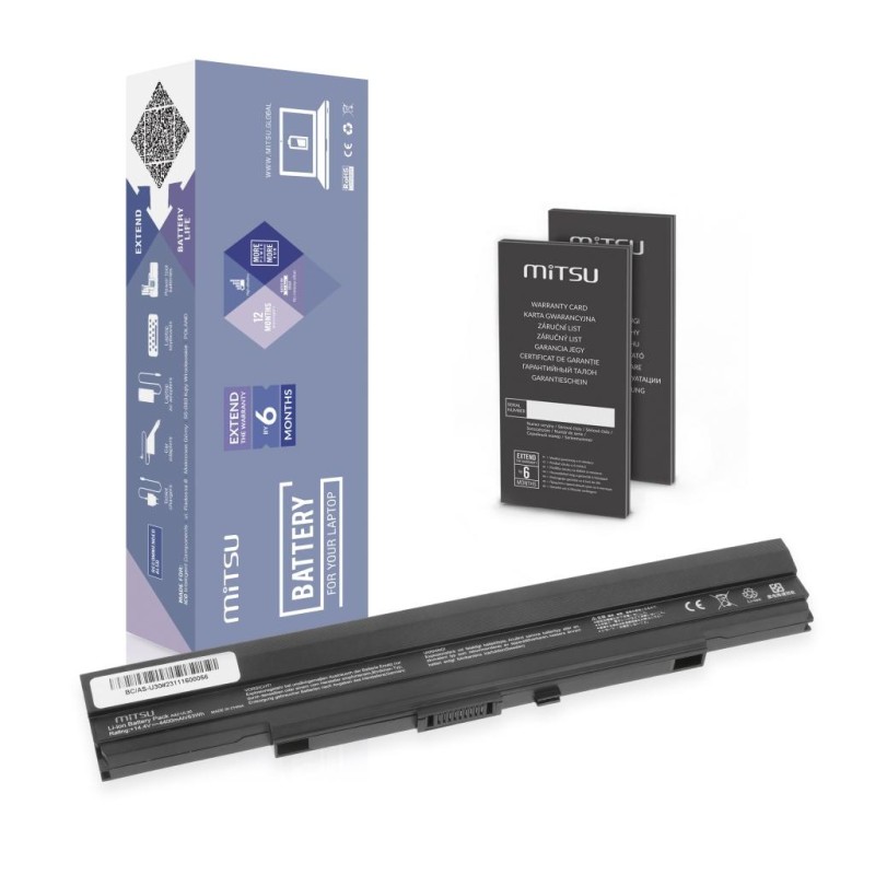 Bateria Mitsu do Asus UL30, UL50, UL80 | PartsPC.pl