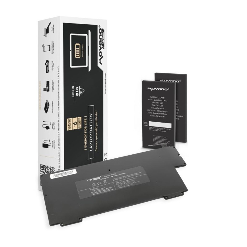 Bateria Movano Premium do Apple MacBook Air 13" - A1245 | PartsPC.pl