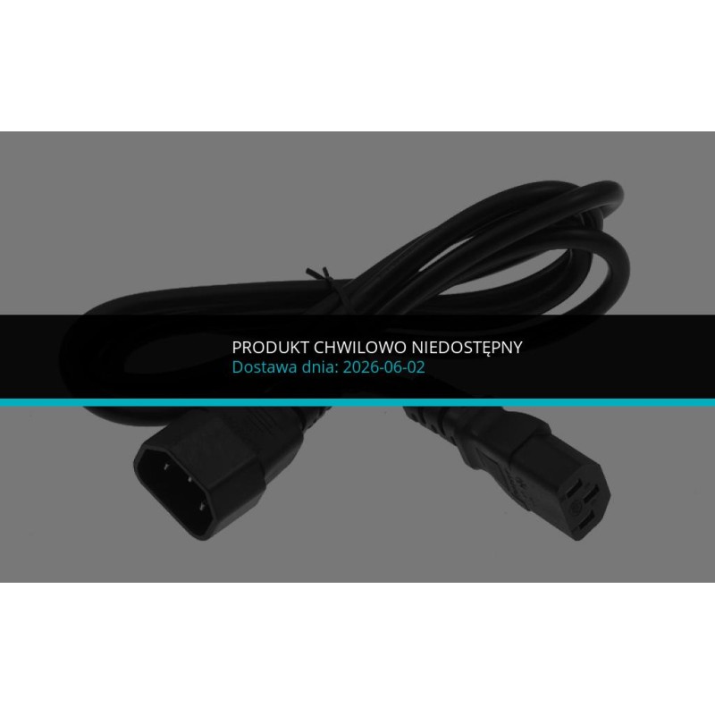 Kabel komputerowy PC-UPS 3-żyłowy (trapez) - przedłużacz [20… | PartsPC.pl