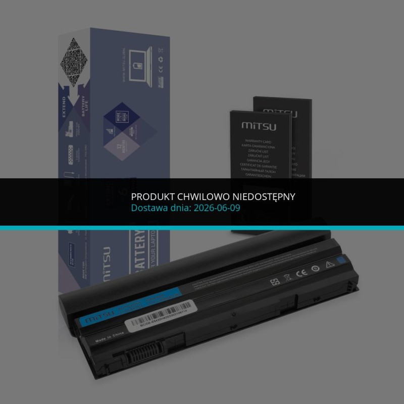 Bateria Mitsu do Dell Latitude E6420 (6600mAh) | PartsPC.pl